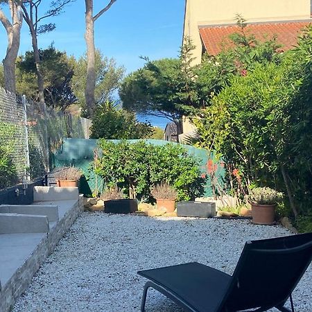 Logement Entier T2 Climatise, Parking Gratuit, Jardin, Plage A 2Min A Pied 滨海萨纳里 外观 照片