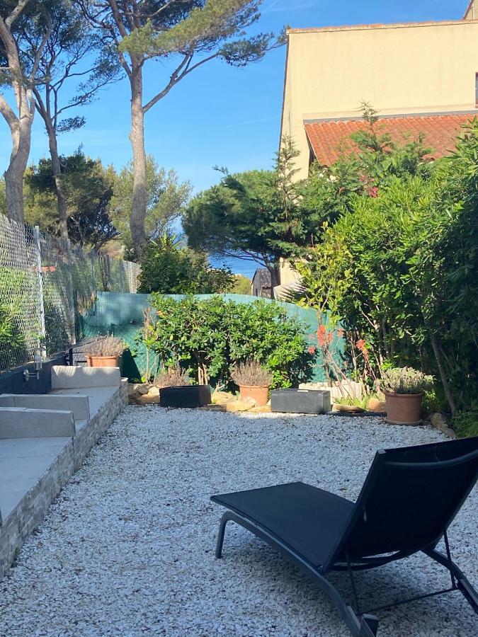 Logement Entier T2 Climatise, Parking Gratuit, Jardin, Plage A 2Min A Pied 滨海萨纳里 外观 照片