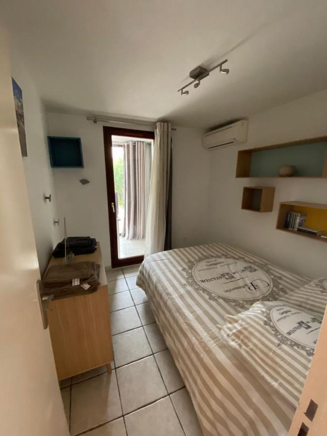 Logement Entier T2 Climatise, Parking Gratuit, Jardin, Plage A 2Min A Pied 滨海萨纳里 外观 照片